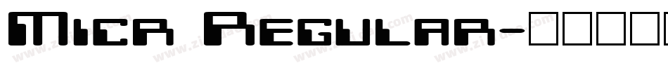 Micr Regular字体转换
